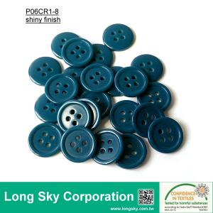(#P06CR1-8) 15mm 藍綠色手工藝DIY裝飾鈕扣現貨供應
