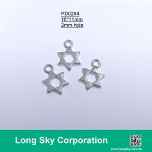 (#PD0254) 11mm 手工藝愛用六角星吊飾